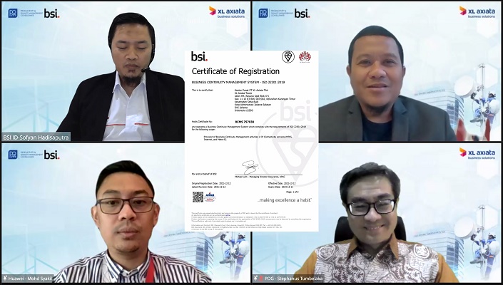 XL Axiata Raih ISO 22301:2019, Berikan Layanan Terbaik Pelanggan B2B