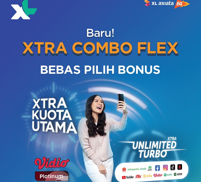 Paket Xtra Combo Flex, Pelanggan Bebas Pilih Bonus