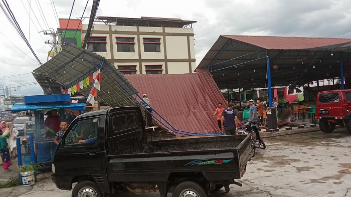 Angin Kencang Landa Aceh Tengah, Puluhan Rumah Rusak Berat