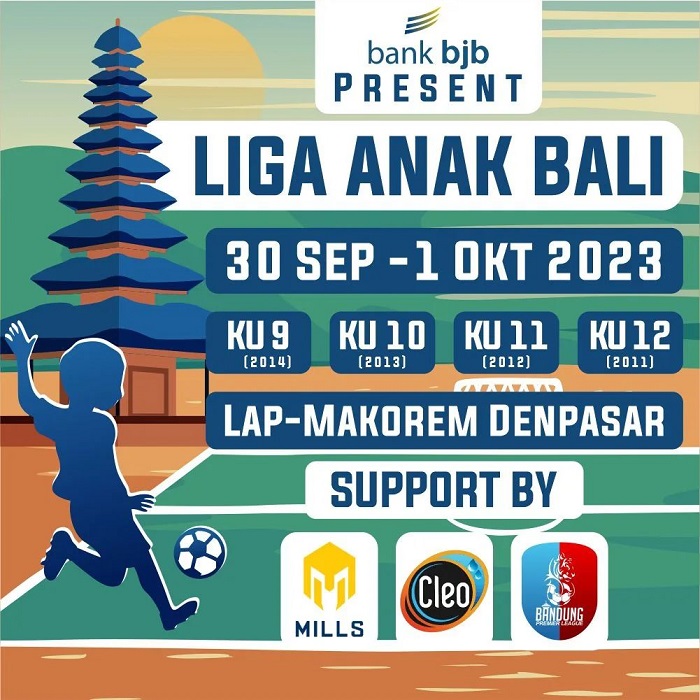 Gelar Liga Anak Bali 2023, bank bjb Dukung Pembinaan Sepak Bola Sejak Dini