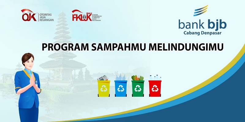 Program Go Green ‘Sampahmu Melindungimu’, bank bjb Cabang Denpasar Edukasi Peduli Lingkungan dan Perlindungan Asuransi