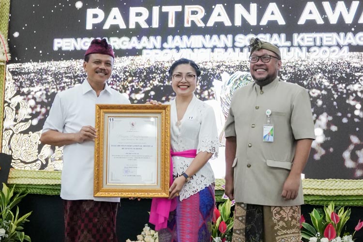 Elizabeth International Sabet Penghargaan Paritrana Award 2024 dari Pemprov Bali