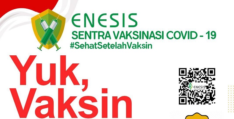 Sentra Vaksin Enesis Percepat Vaksinasi bagi Pekerja Parekraf Jawa Bali