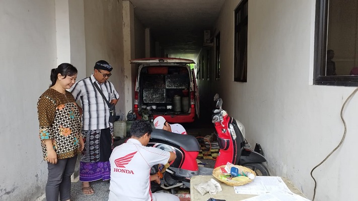 Ramaikan HUT PHDI ke-64 Tahun, Konsumen Sepeda Motor Honda Nikmati Servis Gratis