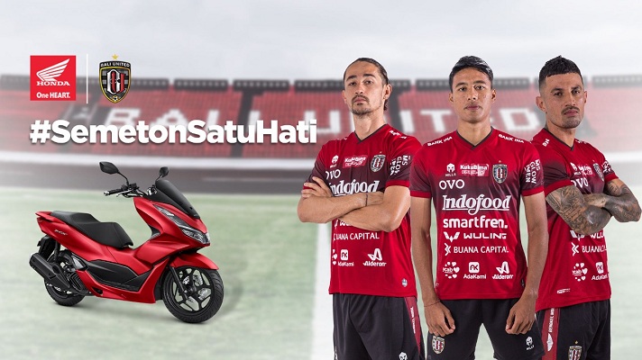 Satu Hati Bersama Semeton, Honda Resmi Mendukung Bali United