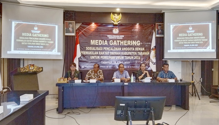 KPU Tabanan Gelar Gathering Sosialisasikan Pencalonan Anggota DPRD