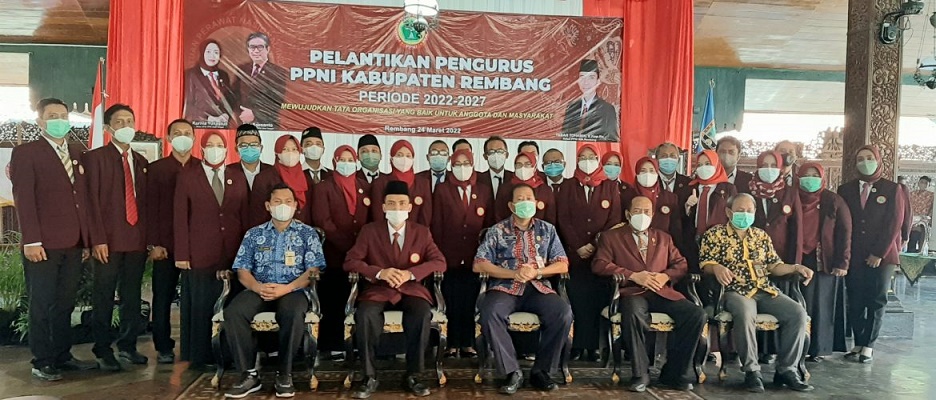 Tabah Tohamik Kembali Pimpin PPNI Rembang Periode 2022-2027