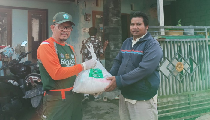 Santana SPMAA Tabanan Bantu Korban Banjir