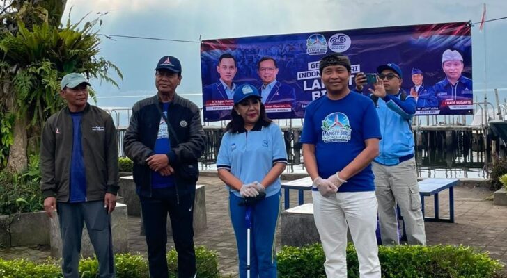 Jaga Alam Demi Ekonomi Rakyat, Ketua Demokrat Bali Pimpin Aksi ‘Gerakan Langit Biru’ di Danau Beratan