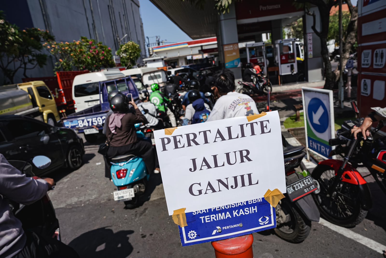 Pertamina Pastikan Stok BBM di Bali Aman, Antrean SPBU Mulai Melandai Saat Penerapan Skema Ganjil-Genap