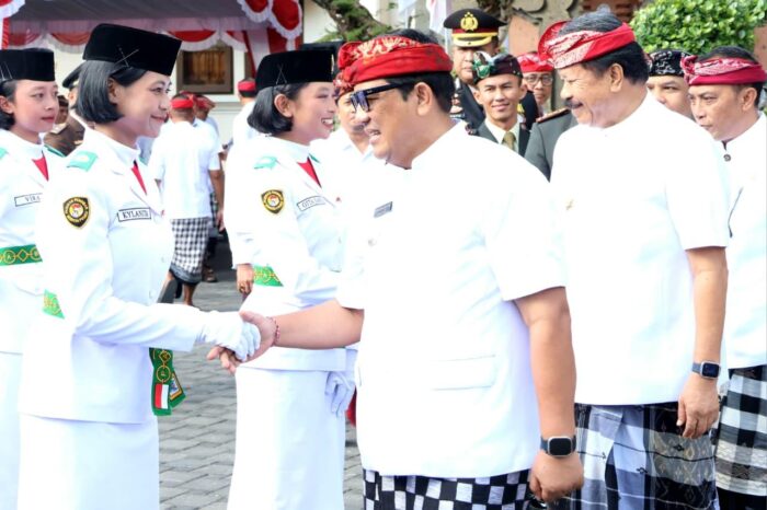 Pemkab Tabanan Peringati Hari Jadi ke-68 Provinsi Bali Sekaligus Kukuhkan 55 Anggota Paskibraka 2026