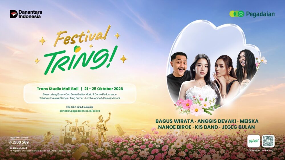 Dorong Literasi Keuangan Digital, Pegadaian Solusikan Investasi Cerdas Lewat Festival Tring! di TSM Bali