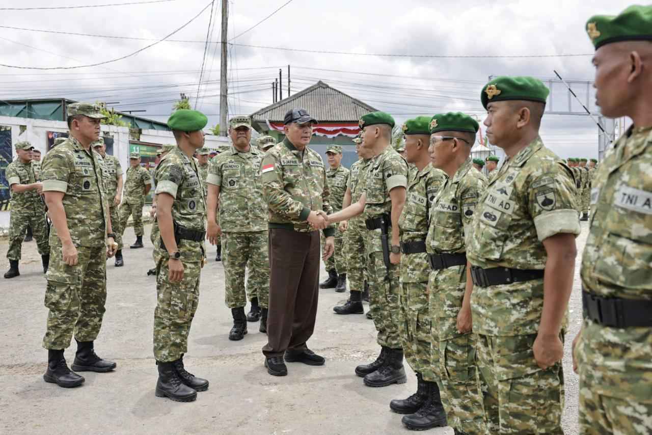 Kunjungan Menhan RI ke Yonif TP 888 Rembang: Perkuat Ketahanan Nasional dari Basis Teritorial