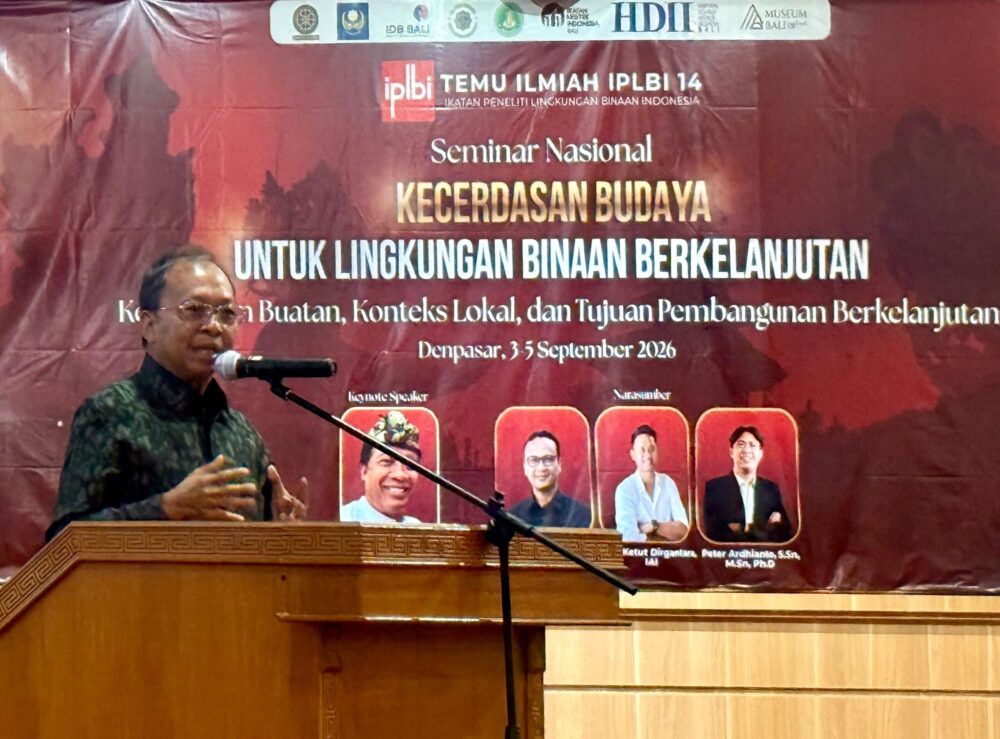 TI IPLBI ke-14 Dorong Bali Jadi Laboratorium Lingkungan Binaan Berbasis Teknologi dan Kearifan Lokal