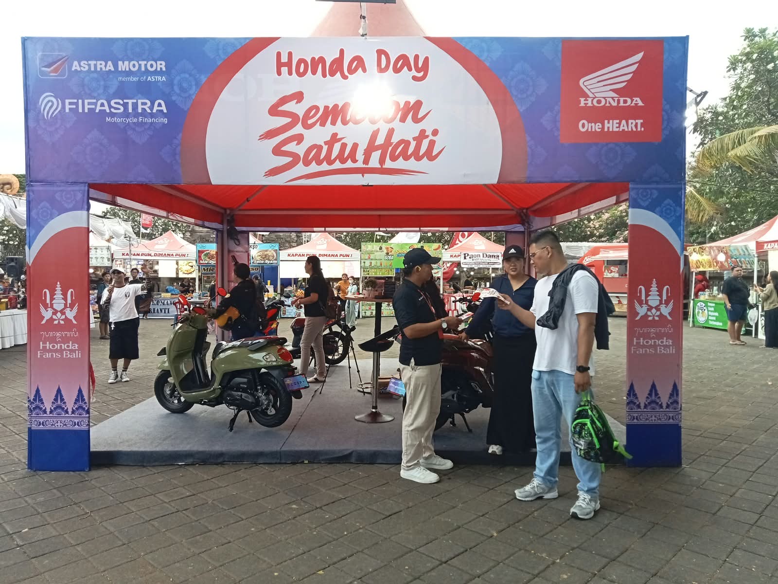Servis Gratis Honda Hadir Memanjakan Warga di Festival Seni dan Budaya Sumerta