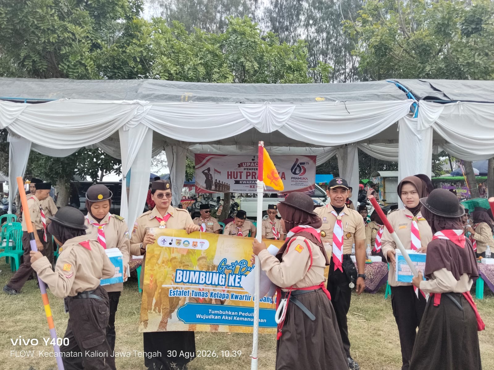 Kwarran Rembang Gelar Jambore Penggalang: Tekankan Riang Gembira dan Kebersihan Lingkungan