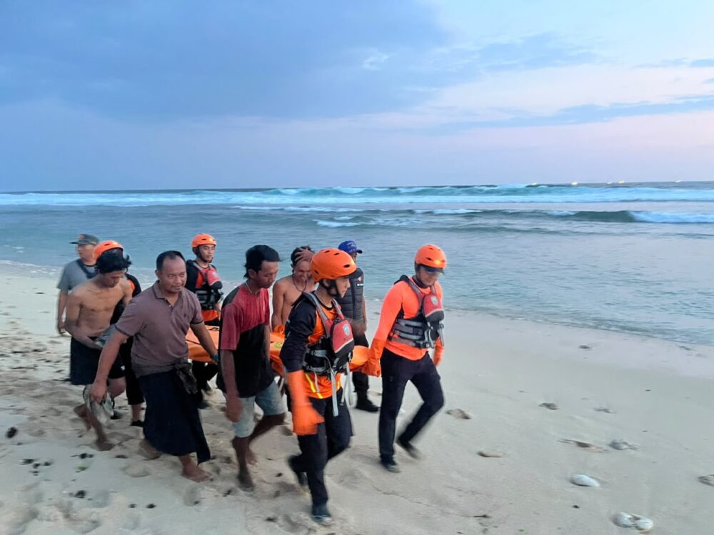 Jenazah Perempuan Diduga WNA Ditemukan di Pantai Nyang-Nyang Badung