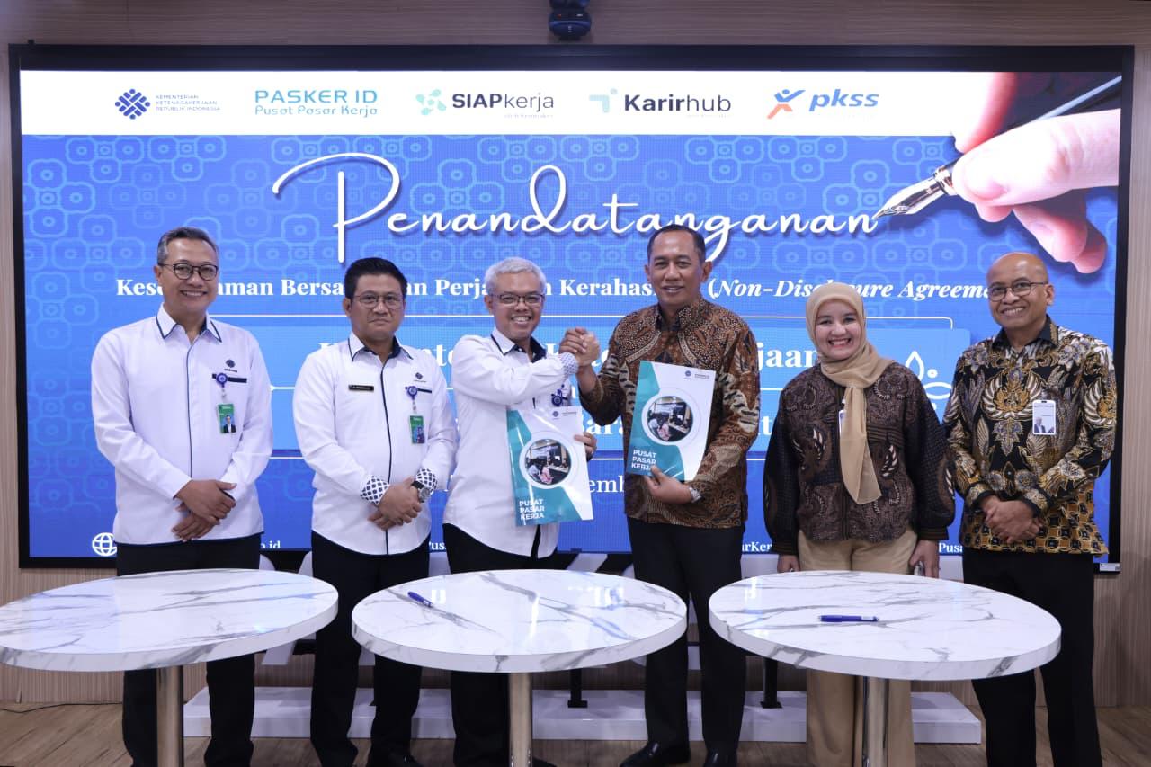 Kemnaker Gandeng PT PKSS Tekan Pengangguran Lewat Perluasan Pasar Kerja dan Vokasi