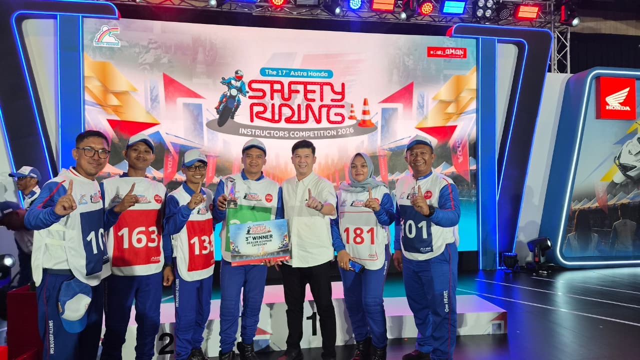 Keren! Wakil Bali Sabet Juara 3 Nasional Ajang Safety Riding AHSRIC 2026