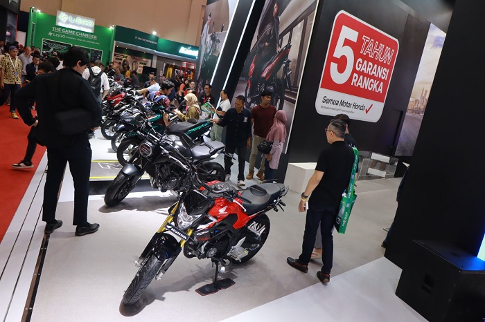 IMOS+ 2023, Usung Semangat Satu Hati Penuh Arti AHM Pamerkan 27 Sepeda Motor Honda