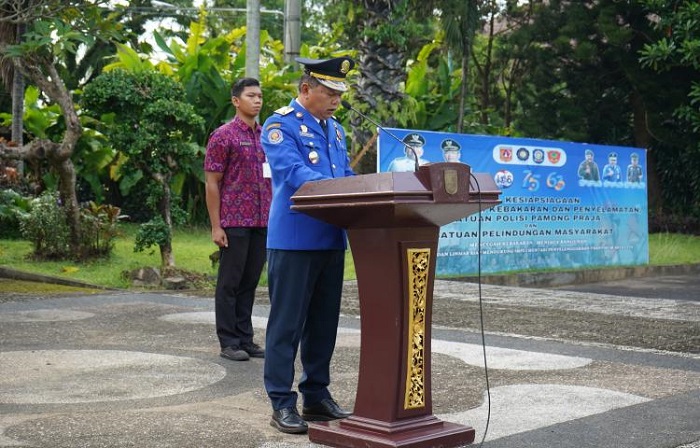 Wabup Karangasem Pandu Prapanca Lagosa Pimpin Apel: Perkuat Kesiapsiagaan Hadapi Situasi Darurat