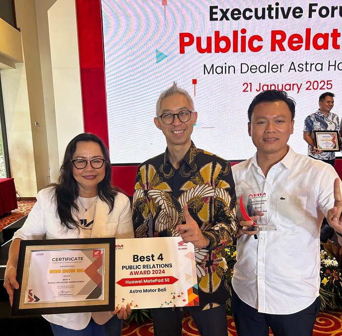 Prestasi Membanggakan! Astra Motor Bali Raih Peringkat Lima Besar PR Award 2024