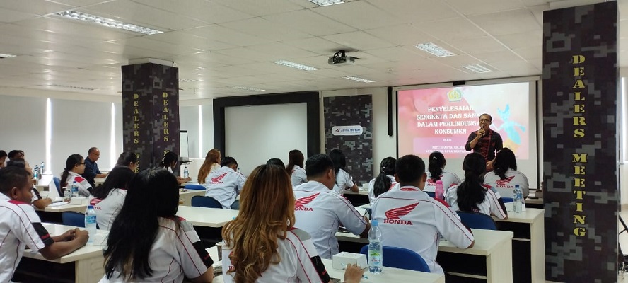 Gandeng BPSK, Astra Motor Bali Kenalkan UU Perlindungan Konsumen ke FLP Honda