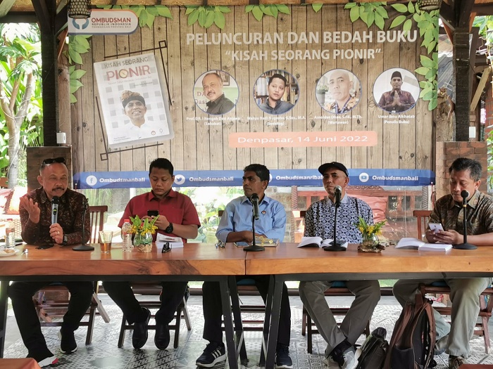 Buku ‘Kisah Seorang Pionir’, Jejak Umar Ibnu Alkhatab Memimpin ORI Bali