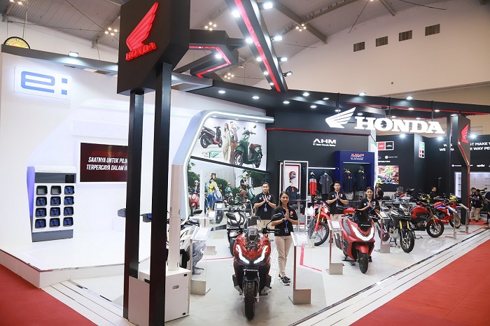 Booth Honda GIIAS 2023 Hadirkan Beragam Gaya Hidup Bersepada Motor