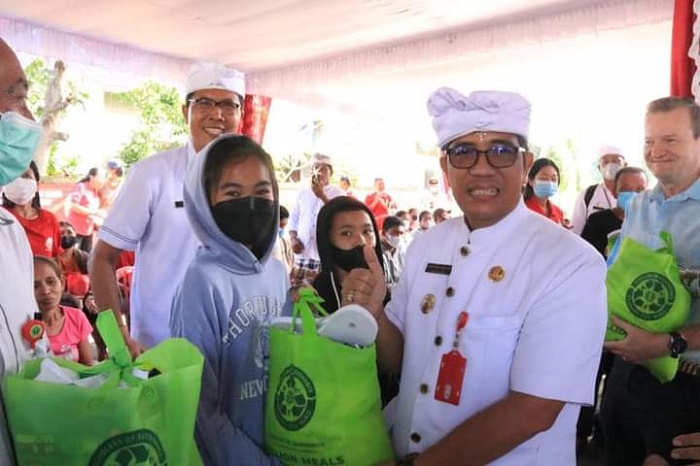 Bulan Bung Karno, Bupati Tabanan Santuni Anak Yatim Piatu