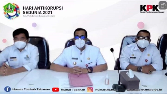 Apresiasi Harkodia, Bupati Komang Sanjaya Tegaskan Komitmen Pemkab Tabanan Bersinergi dengan KPK