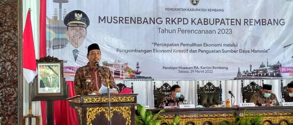 Proyeksi Anggaran 2023 Kecil, Rembang Genjot Pembangunan SDM dan Digitalisasi