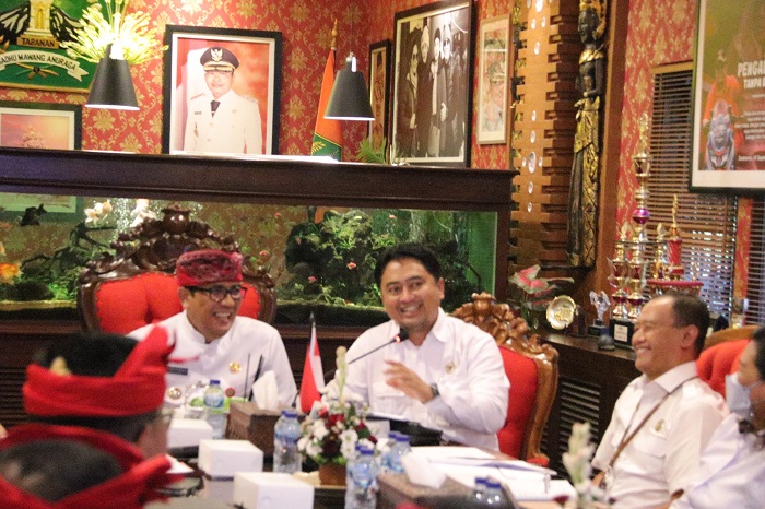 Pemeriksaan Kepatuhan Atas Belanja Daerah TA 2022-2023, Bupati Tabanan Entry Meeting Bersama BPK RI