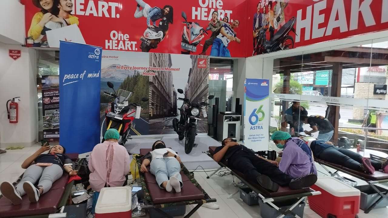 Aksi Kemanusiaan Donor Darah Semarakkan HUT Astra ke-66 Tahun di Bali