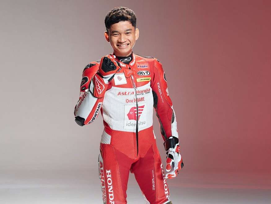 Bersama Astra Honda Racing Team, Fadillah Arbi Siap Ukir Prestasi di JuniorGP 2023