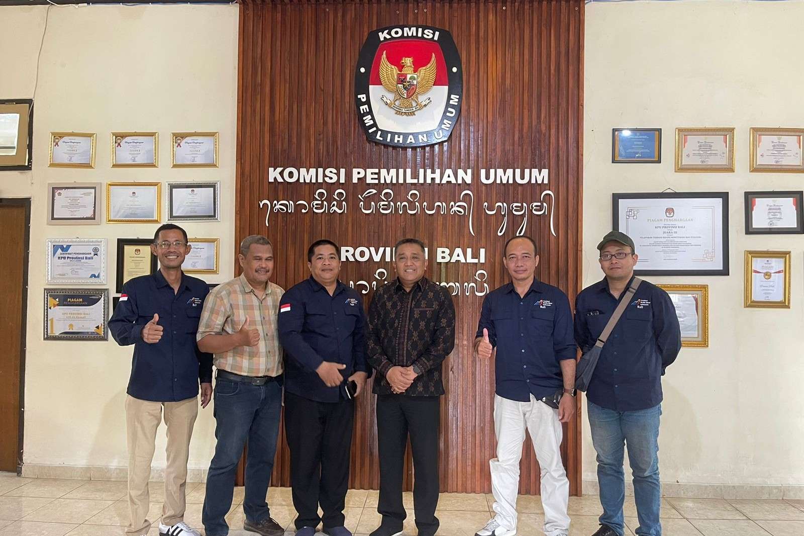 Temui KPU Bali, AMSI Dorong Pemilu Sehat Aman Bebas Hoaks