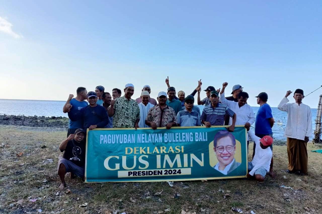 Deklarasikan Gus Imin Presiden 2024, Ini Alasan Paguyuban Nelayan Buleleng Bali