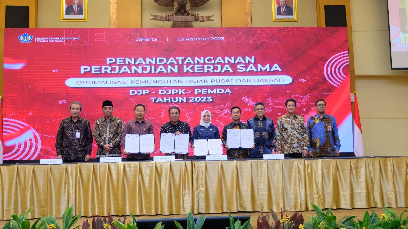 Optimalisasi Pemungutan Pajak Pusat dan Daerah, DJP dan 113 Pemda Perkuat Kerja Sama