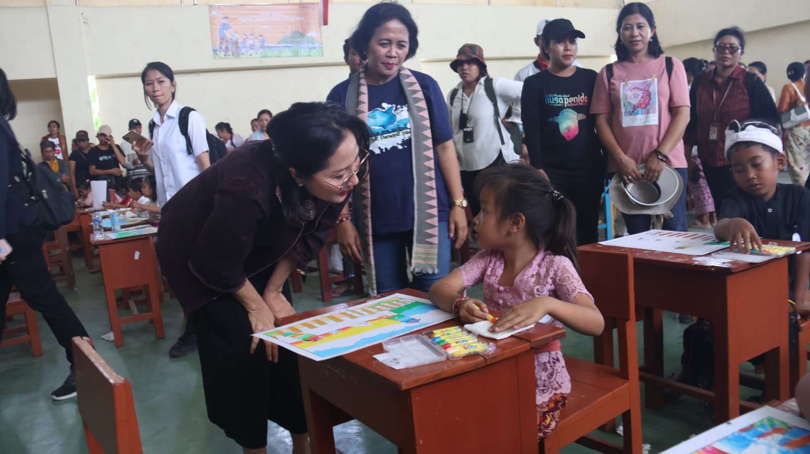 Lomba Mewarnai Nusa Penida Festival, Dekranasda Bali Harapkan Lebih Kenalkan Lingkungan dan Perkuat Karakter Anak