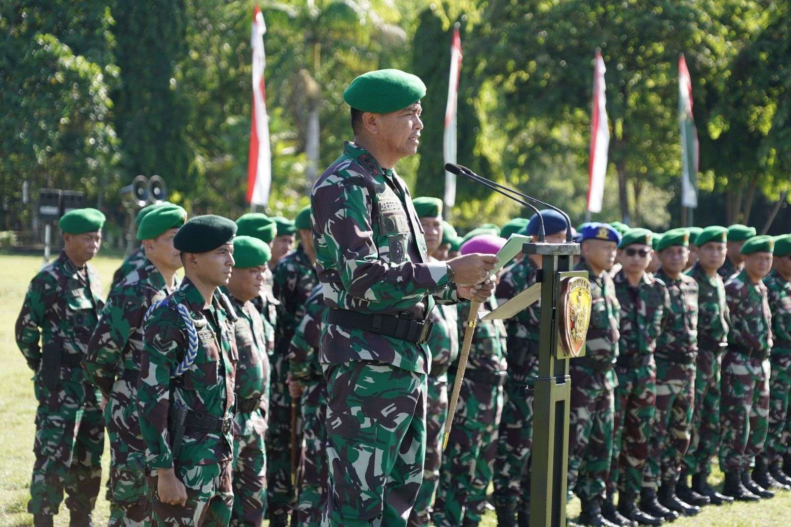 Pangdam Udayana Perintahkan Jajaran TNI Tetap Jaga Netralitas dan Pemilu Damai