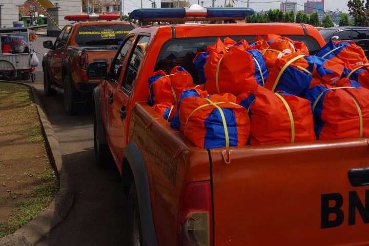 Banjir Lampung, BNPB Kirim Logistik hingga Peralatan Penanganan Bencana