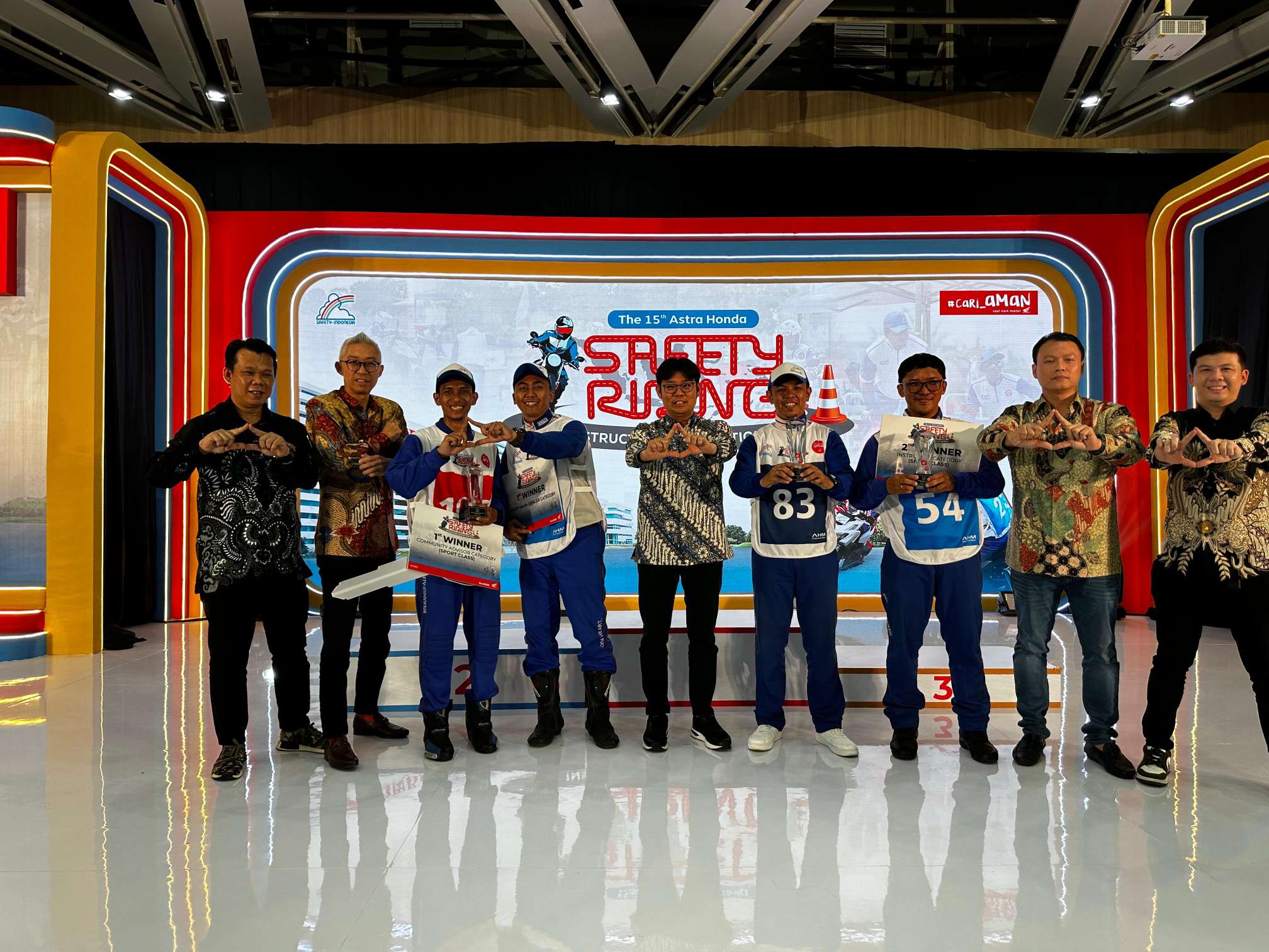 Membanggakan! Instruktur Safety Riding Astra Motor Bali Raih Sport Class di AHSRIC 2024