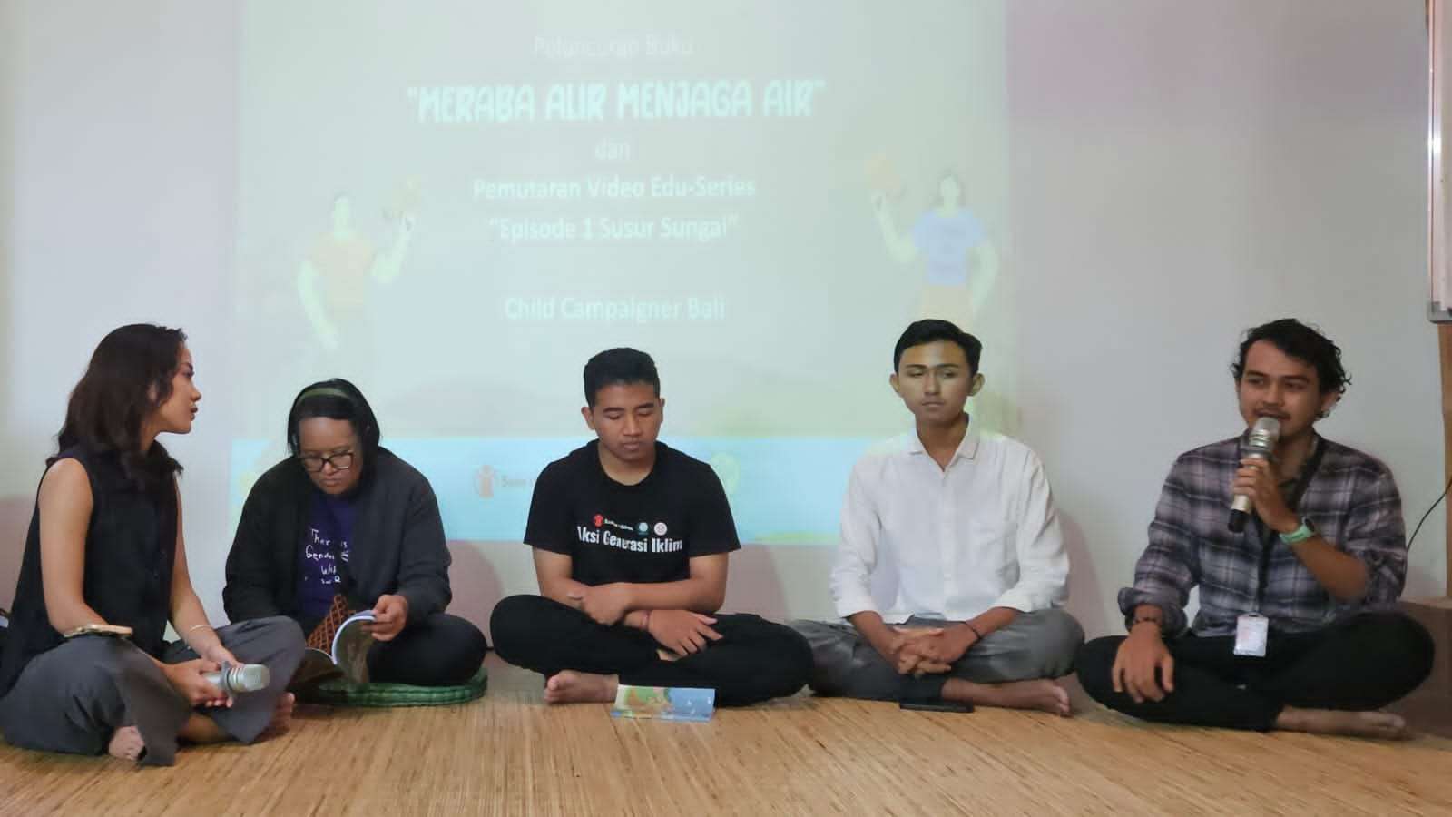 Peluncuran Buku ‘Meraba Alir Menjaga Air Esp 1’ bersama Child Campaigner Bali