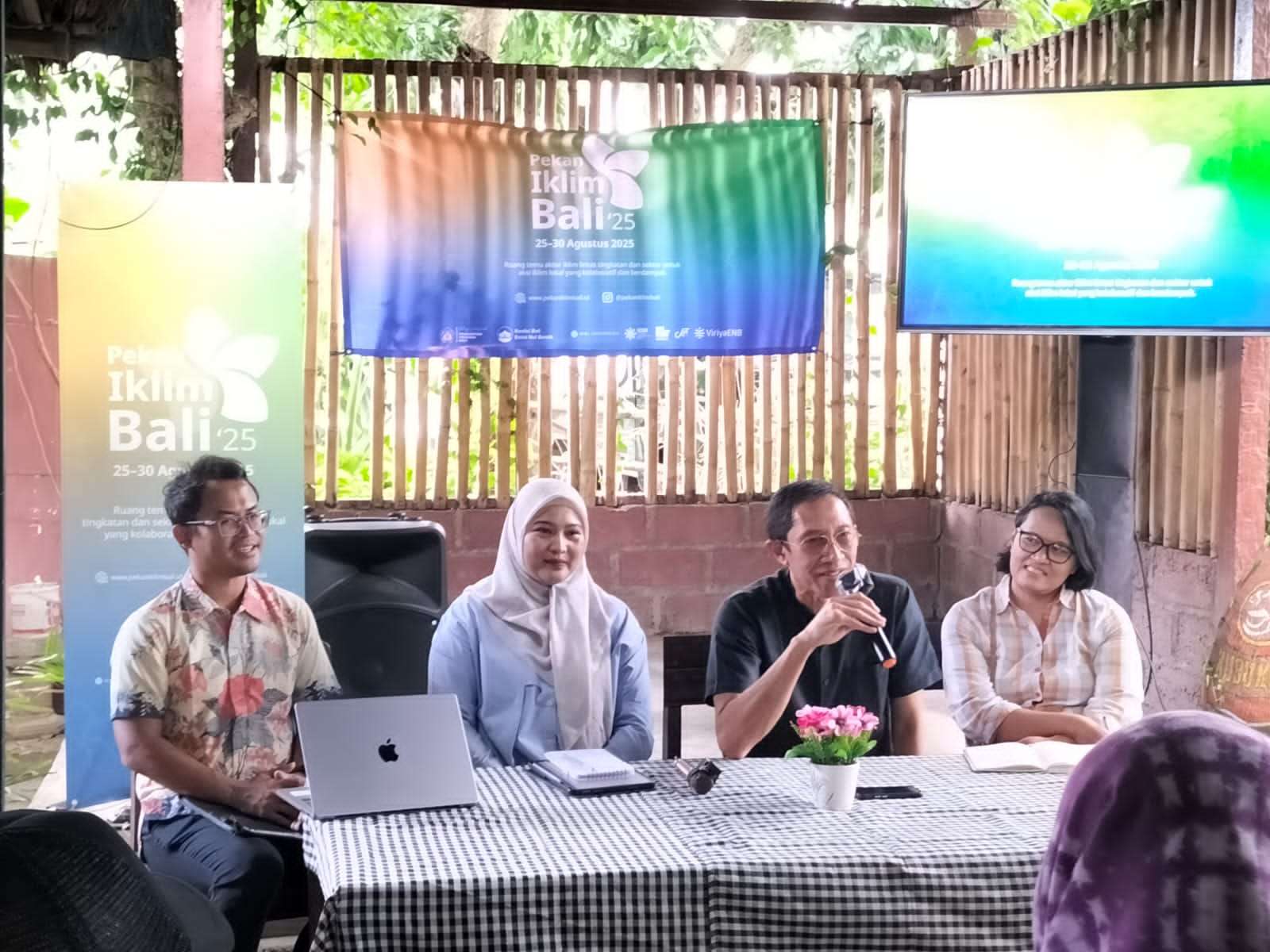 Luncurkan Pekan Iklim Bali 2025 ,momen ketika  Bali menjadi tuan rumah Kolaborasi Aksi Iklim Daerah.