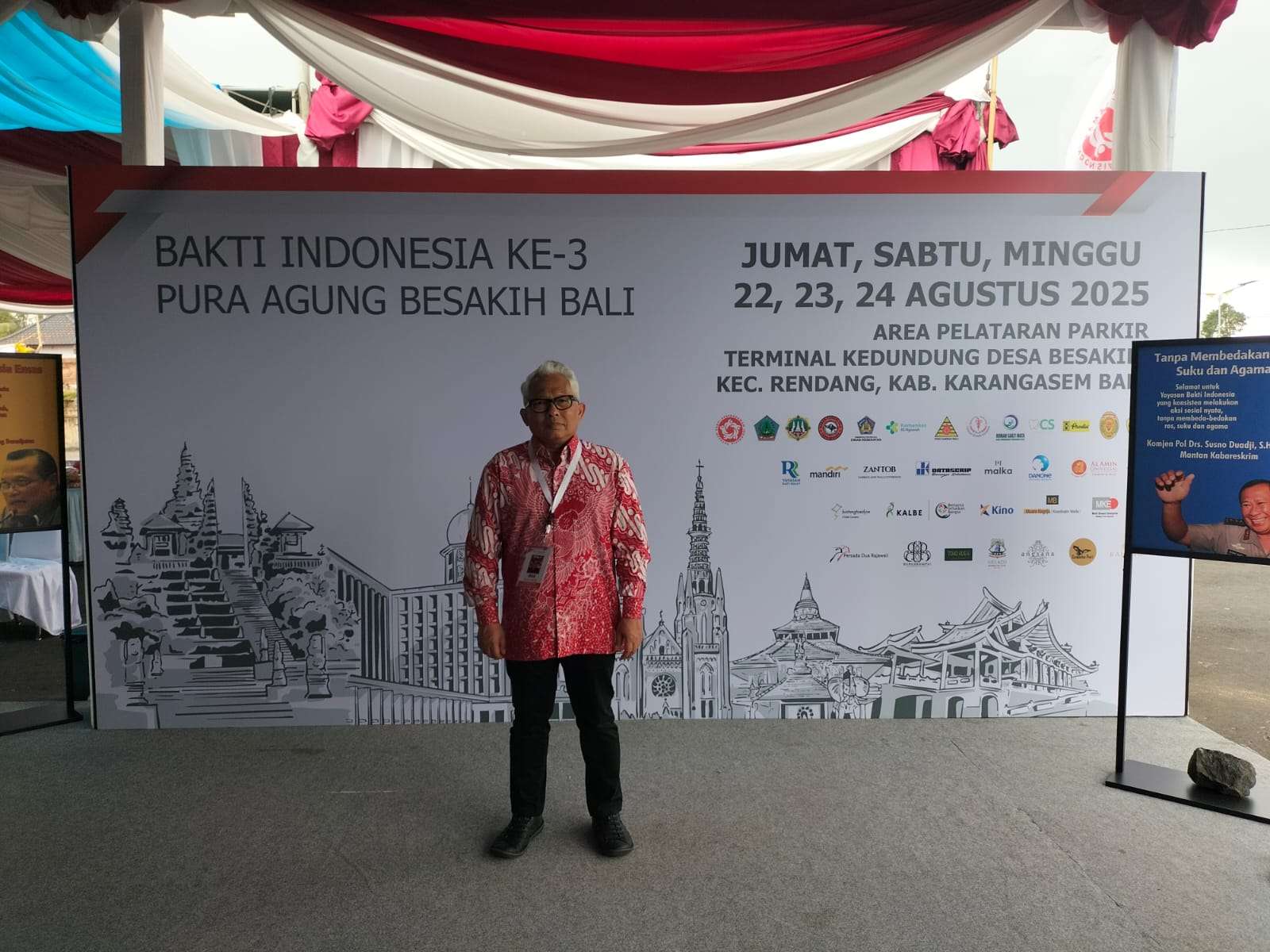 ‘ Bakti Indonesia Ketiga 2025’ Rayakan Kemerdekaan RI di Pura Agung Besakih