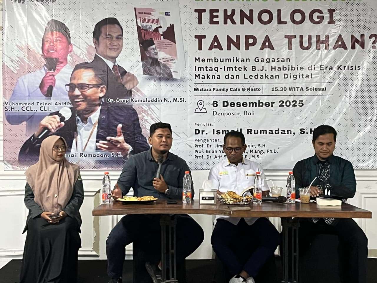 Antusias, Pemuda Bali Padati Launching dan Bedah Buku “Teknologi Tanpa Tuhan”