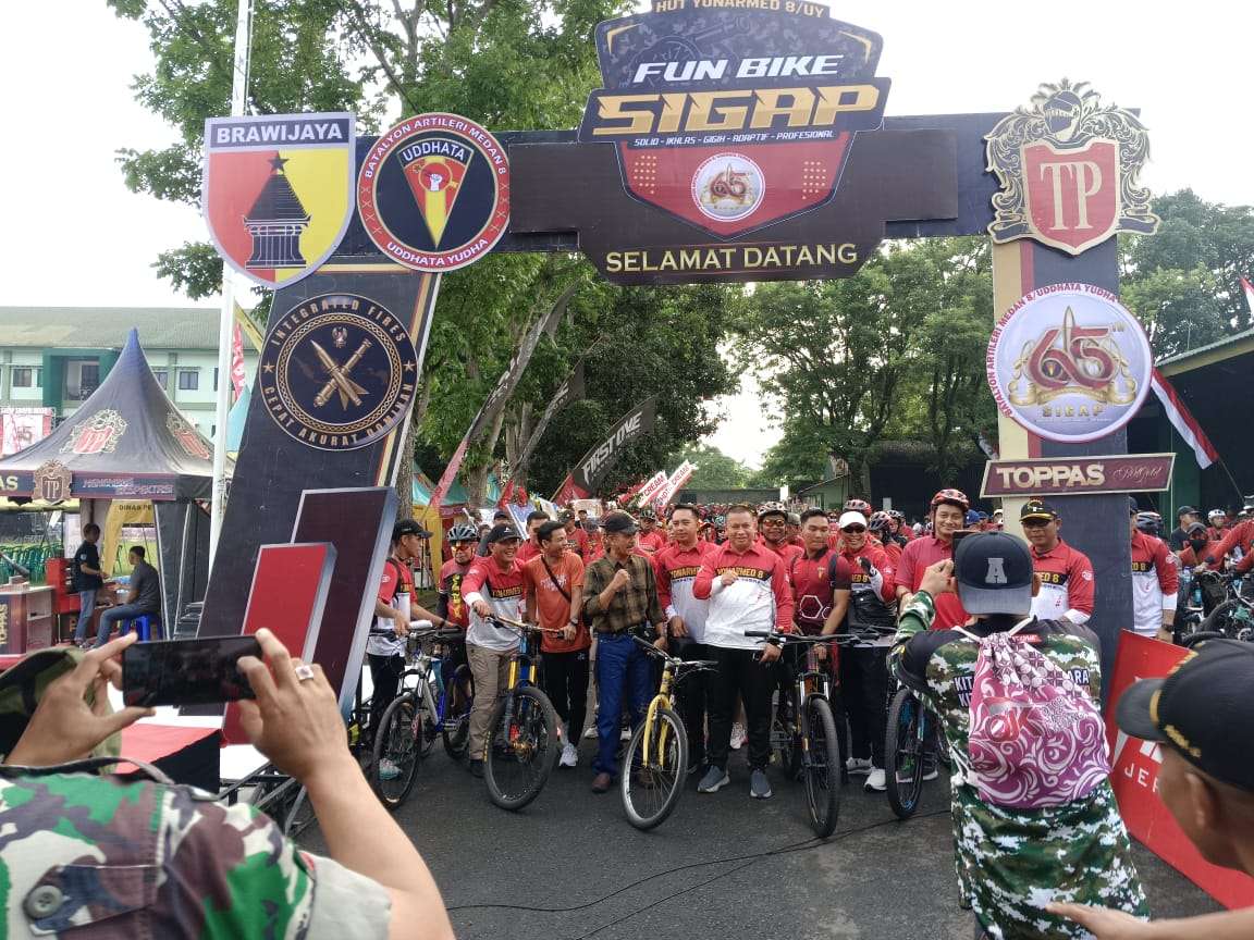 UDHATA Fun Bike 2025 Meriahkan HUT ke-65 Yonarmed 8/Udhata Yudha