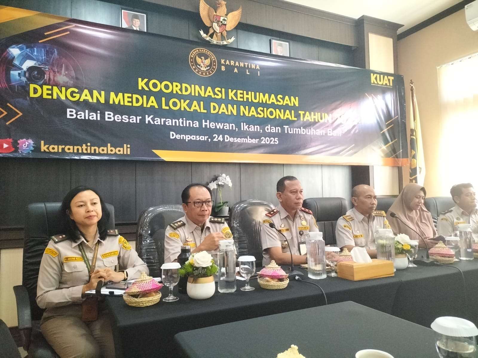 BBKHIT Bali mendorong di terimanya Produk Hewan,Ikan Dan Tumbuhan di Kancah internasional