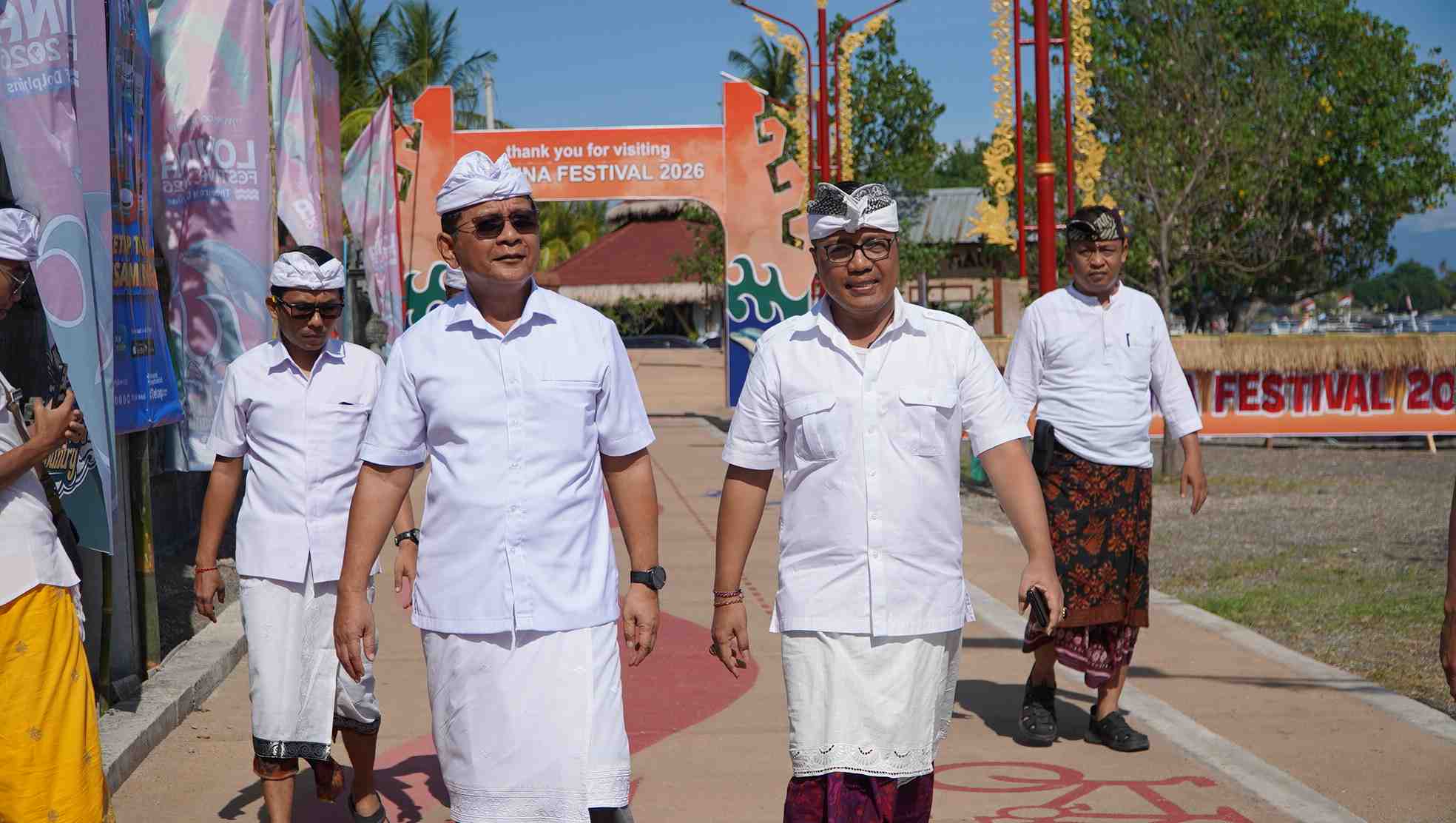 Bupati Buleleng Resmikan Pedestrian Baru Pantai Lovina, Dongkrak Kunjungan Wisatawan
