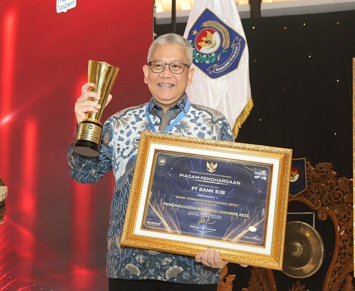 bank bjb Raih Penghargaan BPD Peringkat I di Ajang BUMD Award 2023